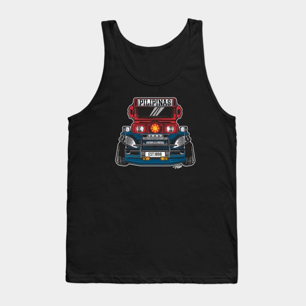 Classic Filipino Jeepney Pinoy Heritage Tank Top by Dailygrind